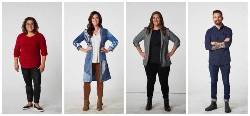 From L-R: Nicole Gomes, Connie DeSousa, Andrea Nicholson, Dale Mackay. Photo courtesy of Food Network Canada.