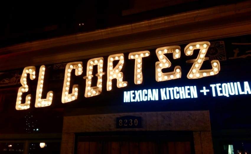 El Cortez Edmonton menu