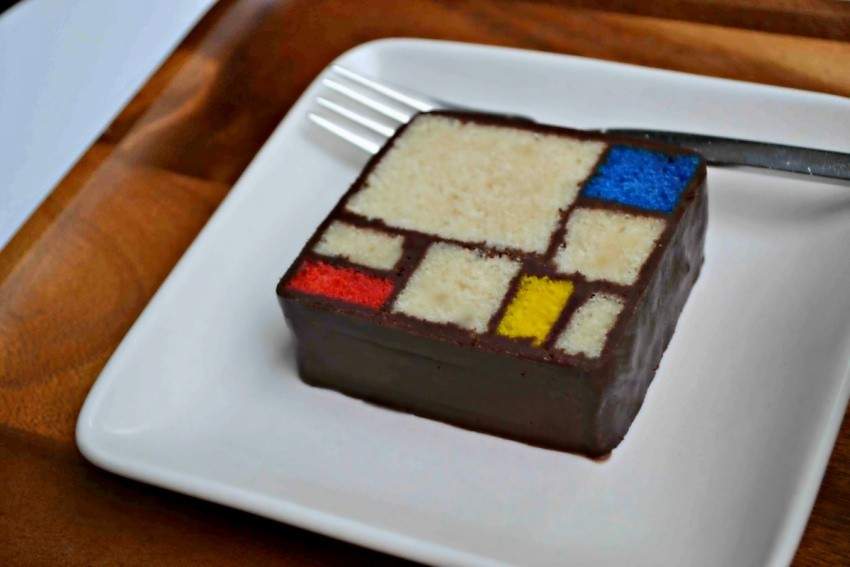 Mondrian cake recipe